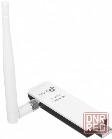 Wi-Fi адаптер (приёмник) USB TP-LINK TL-WN722N, 150Mbps High Gain, 1T1R, 2.4GHz, 802.11n/g/b Донецк - изображение 2