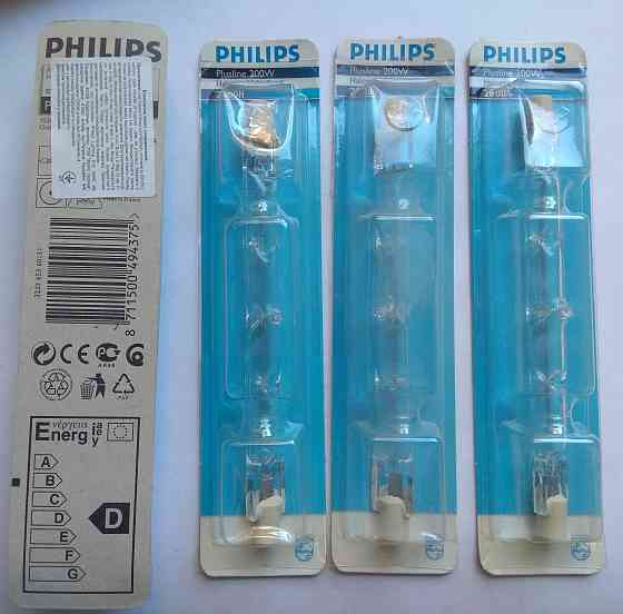Лампа Philips R7s 100W и 200W Plusline линейная для галогенного прожектора Донецк