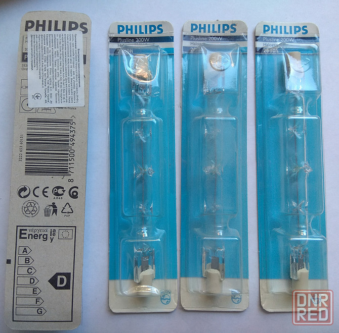 Лампа Philips R7s 100W и 200W Plusline линейная для галогенного прожектора Донецк - изображение 2