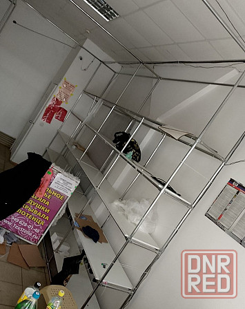 срочно торг быстрому покупателю стеллажи из хромированной трубы с полками мдф Донецк - изображение 1