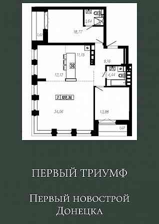 Первый новострой Донецка, жк "Первый Триумф" от застройщика Донецк