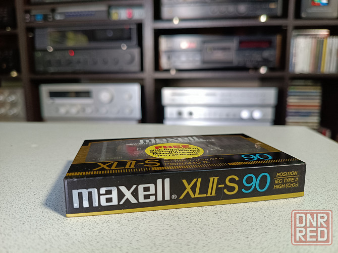 Запечатанная аудиокассета Maxell- XL II-S 90 High Chrome Донецк - изображение 3