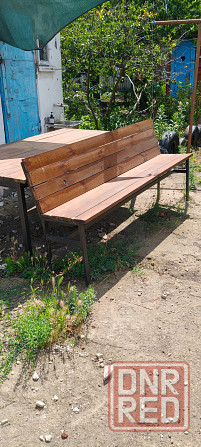 Продам стол и две лавки Донецк - изображение 1