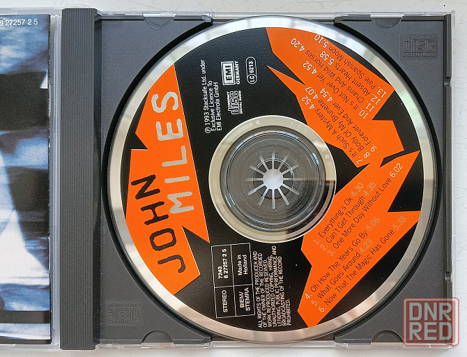 Фирменный CD: John Miles (1993) Upfront Макеевка - изображение 3