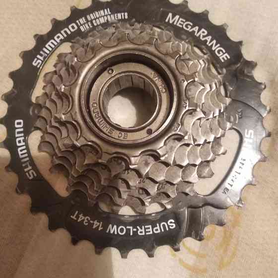 Велосипедная трещотка Shimano Megarange 14-34T, 7-скоростей. Донецк
