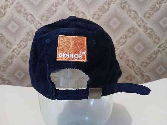 Бейсболка кепка вельветовая Smile Orange с круглым козырьком, новая. Донецк