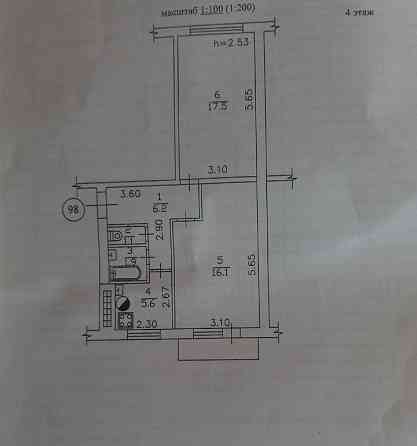 Продам 2 к.кв. Ленинский исполком, Соловки, 4 /5, разд.комн, удовл.сост. Донецк