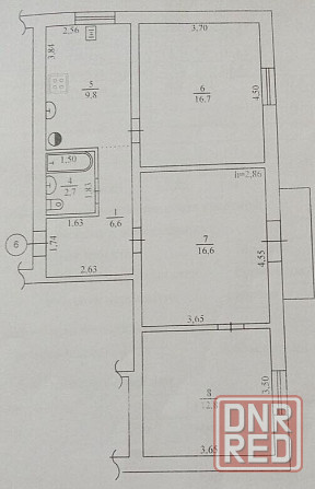 Продается 3 - х комнатная квартира, ул. Берегового (г. Шахтерск) Шахтерск - изображение 6