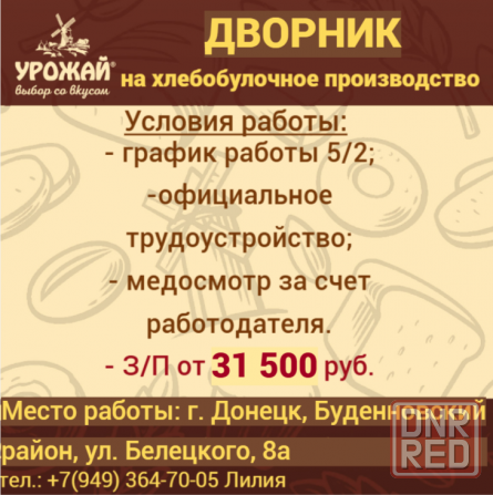 Дворник прилегающей территории Донецк - изображение 1
