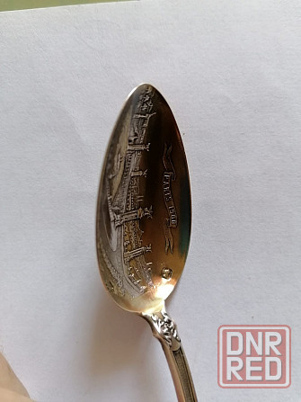 Серебро чайная ложка изображение мост Александра III в Париже1900 Донецк - изображение 4