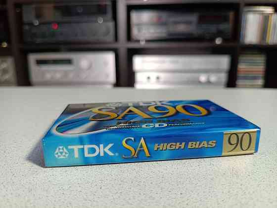 Запечатанная аудиокассета TDK- SA 90 High Bias Донецк