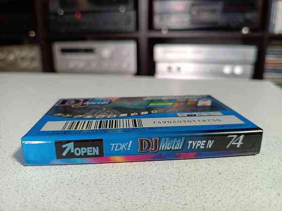 Запечатанная аудиокассета TDK-Disc Jack 74 -Type-IV Metal. Донецк