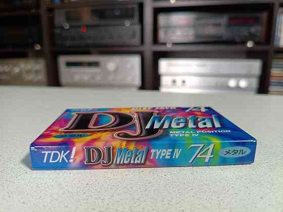 Запечатанная аудиокассета TDK-Disc Jack 74 -Type-IV Metal. Донецк