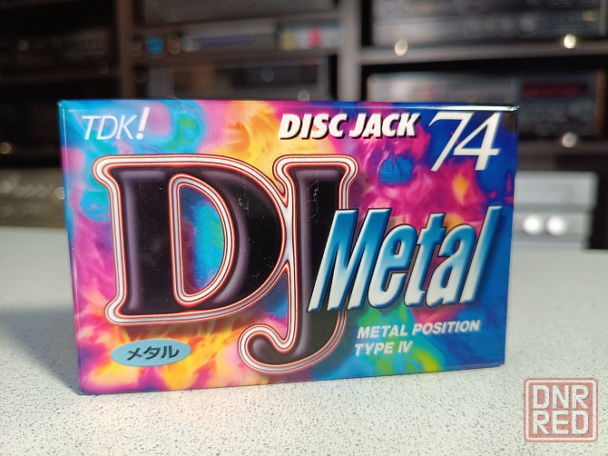 Запечатанная аудиокассета TDK-Disc Jack 74 -Type-IV Metal. Донецк - изображение 1