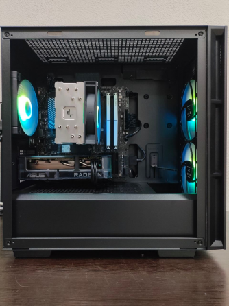 Игровой пк Ryzen 7700 + RX 9060 XT 16GB Донецк
