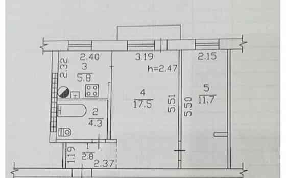 2-х ком. квартира, Майский рынок Донецк