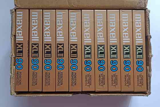 Аудиокассеты Maxell XL II 90 Gold Новые Донецк