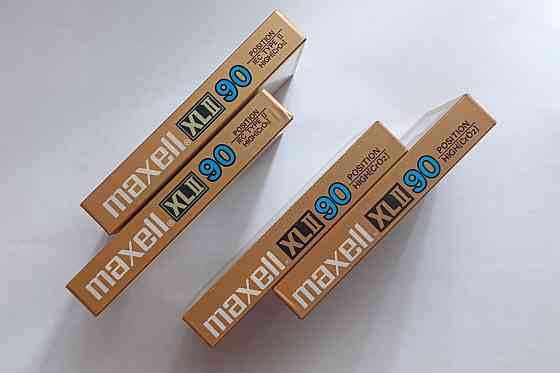 Аудиокассеты Maxell XL II 90 Gold Новые Донецк