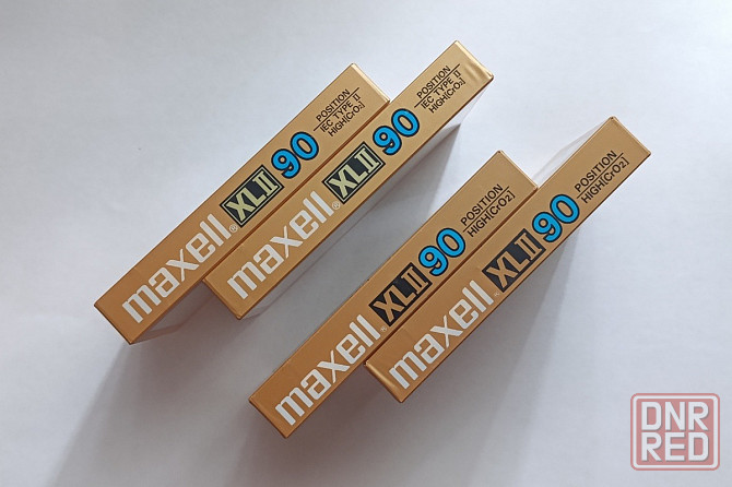 Аудиокассеты Maxell XL II 90 Gold Новые Донецк - изображение 2