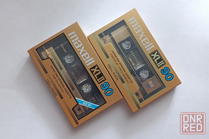 Аудиокассеты Maxell XL II 90 Gold Новые Донецк - изображение 1