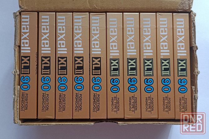 Аудиокассеты Maxell XL II 90 Gold Новые Донецк - изображение 5