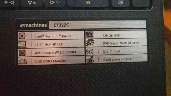 Ноутбук eMachines E732ZG Донецк
