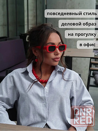Рубашка в полоску хлопок оверсайз Донецк - изображение 2