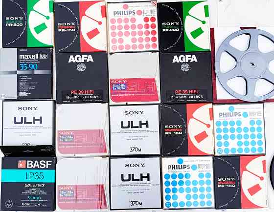 18-е фирменные катушки с пленкой Sony/Philips /Agfa/Basf/Maxell Донецк
