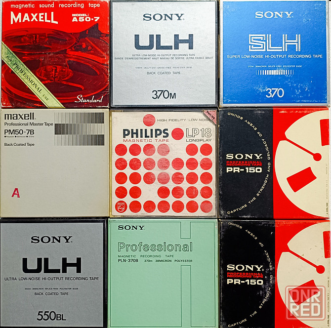 18-е фирменные катушки с пленкой Sony/Philips /Maxell Донецк - изображение 1