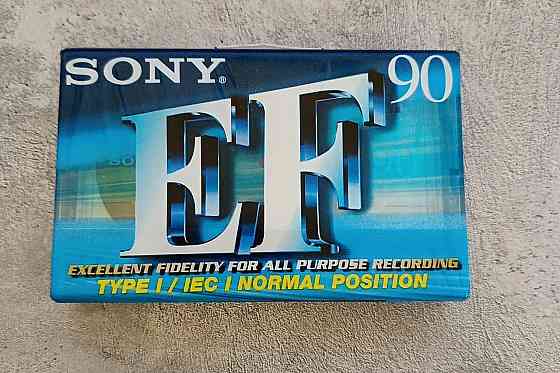 Аудиокассеты Sony c-90 efb новые в запечатанном блоке! Донецк