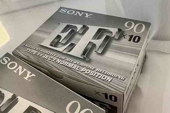 Аудиокассеты Sony c-90 efb новые в запечатанном блоке! Донецк