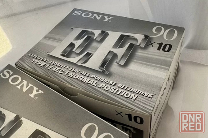 Аудиокассеты Sony c-90 efb новые в запечатанном блоке! Донецк - изображение 3