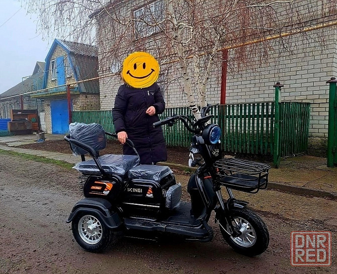 Электротрицикл Мини IKINGI, 1000W , Рикша Донецк - изображение 5