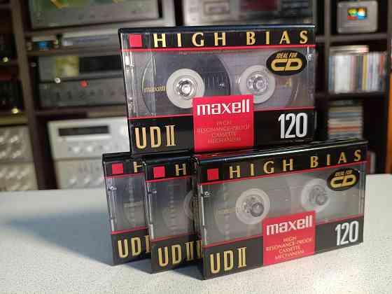 Запечатанная аудиокассета Maxell UD II 120 Донецк