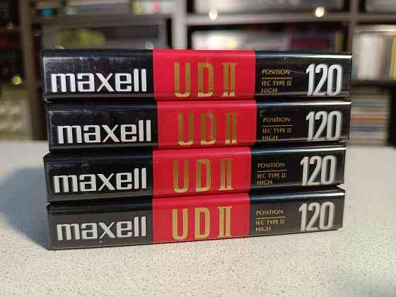 Запечатанная аудиокассета Maxell UD II 120 Донецк