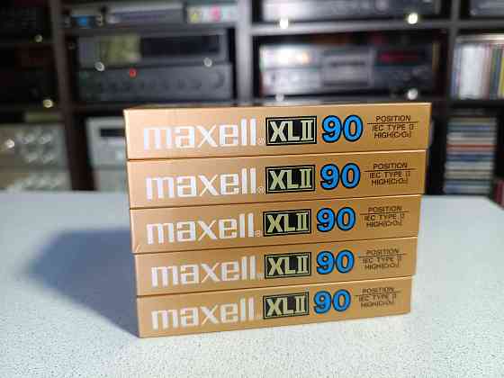 Запечатанная аудиокассета Maxell- XLII- 90 Донецк