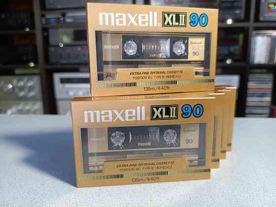 Запечатанная аудиокассета Maxell- XLII- 90 Донецк