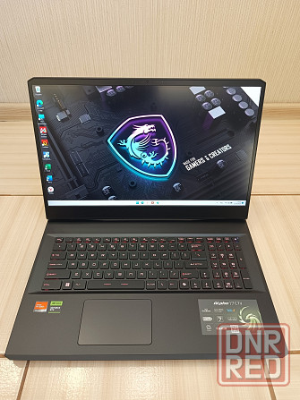 MSI Alpha 17 C7VF/17,3-240гц/Ryzen 9 7940HX/16 Гб DDR5/SSD родной M2 NWMe-1024 Гб/RTX 4060/ 113 999 Донецк - изображение 1