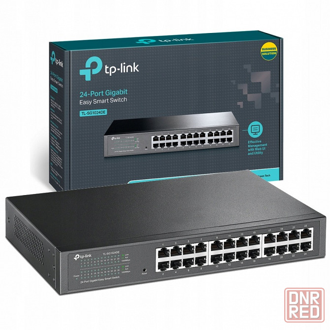 Коммутатор TP-Link TL-SG1024DE гигабитный 24 порта Донецк - изображение 2