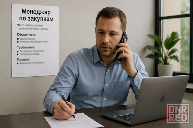 Требуется Менеджер по закупкам в строительную фирму Донецк - изображение 1