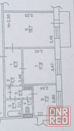 Продается 2 ком. квартира 52 м². , ул. Малахова, Ленинский р-н . Донецк - изображение 1
