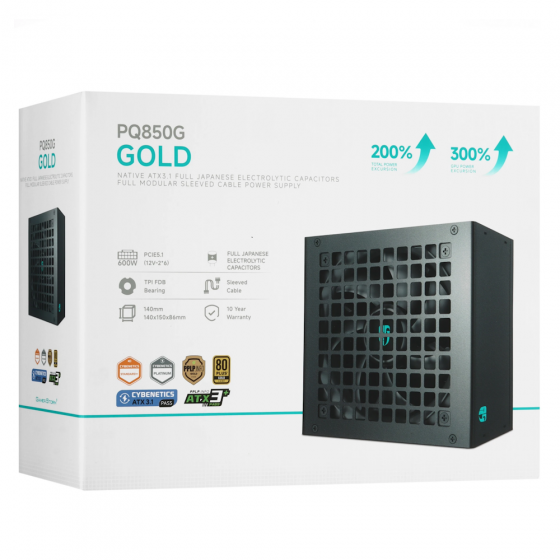 Блок питания Deepcool PQ850G 850W, 80+ gold, Full MODULAR Донецк