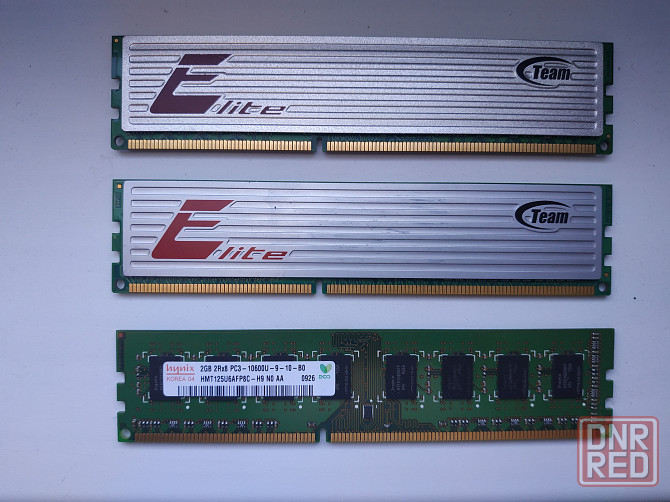Модули памяти DDR3-1333 по 2 GB Донецк - изображение 1