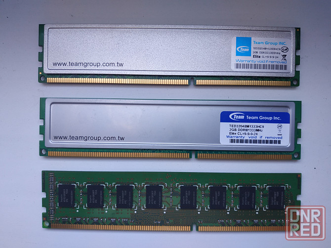 Модули памяти DDR3-1333 по 2 GB Донецк - изображение 2