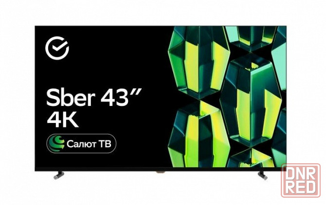 Телевизор Sber 43" диагональ SDX 43U4124 Донецк - изображение 1