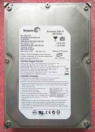 HDD 250GB IDE 3.5" 7200RPM 16MB Seagate ST3250620A - Для пк - Обмен на 20шт нерабочих модулей озу Донецк