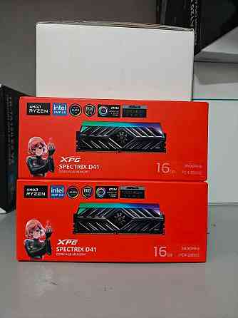 Оперативная память DDR4 Adata Spectrix D41 RGB 32GB (kit 2x16) 3600MHz Донецк