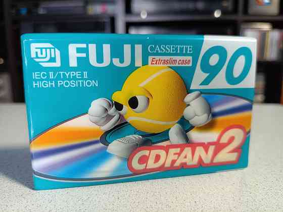 Запечатанная аудиокассета Fuji- CD Fan 2-90 Донецк