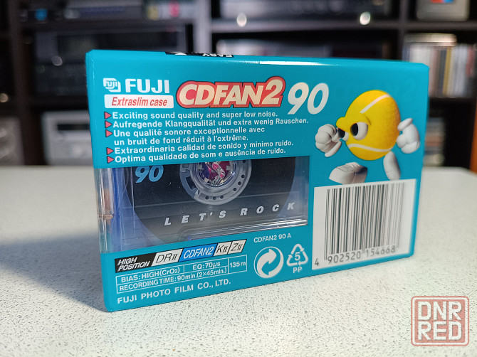 Запечатанная аудиокассета Fuji- CD Fan 2-90 Донецк - изображение 2