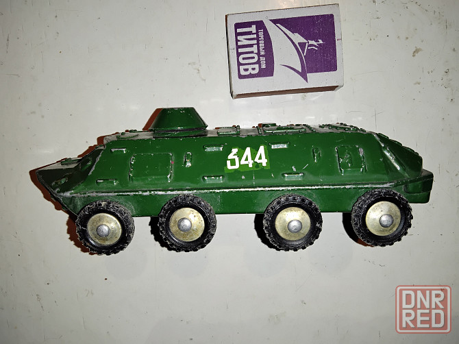 Бтр-60 , модель , игрушка ссср , легкий сплав . Макеевка - изображение 2